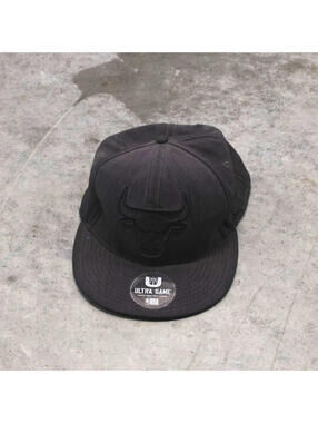 Chicago Bulls Ultra Game Hat Black NBA Snapback Cap‎ One Size Official Licensed